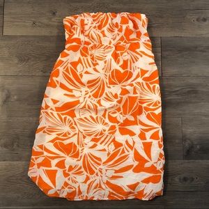 American eagle summer strapless sundress floral